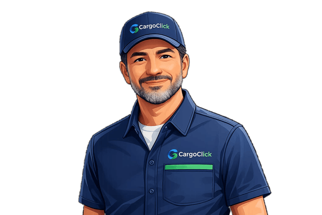 Transportista con uniforme CargoClick